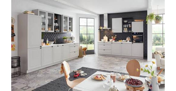 EINBAUKÜCHE - Grau, Design, Holzwerkstoff - Dieter Knoll