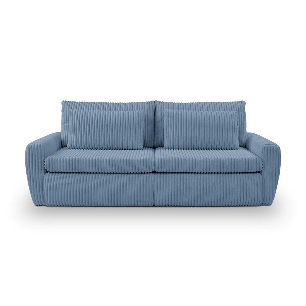 3-Sitzer-Sofa Mit Schlaffunktion Mevi Blau