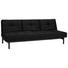 SCHLAFSOFA in Holz, Metall, Textil Schwarz - Schwarz, Design, Holz/Textil (210/79/90cm) - Innovation SCHLAFSOFA in Holz, Metall, Textil Schwarz - Schwarz, Design, Holz/Textil (210/79/90cm) - Innovation