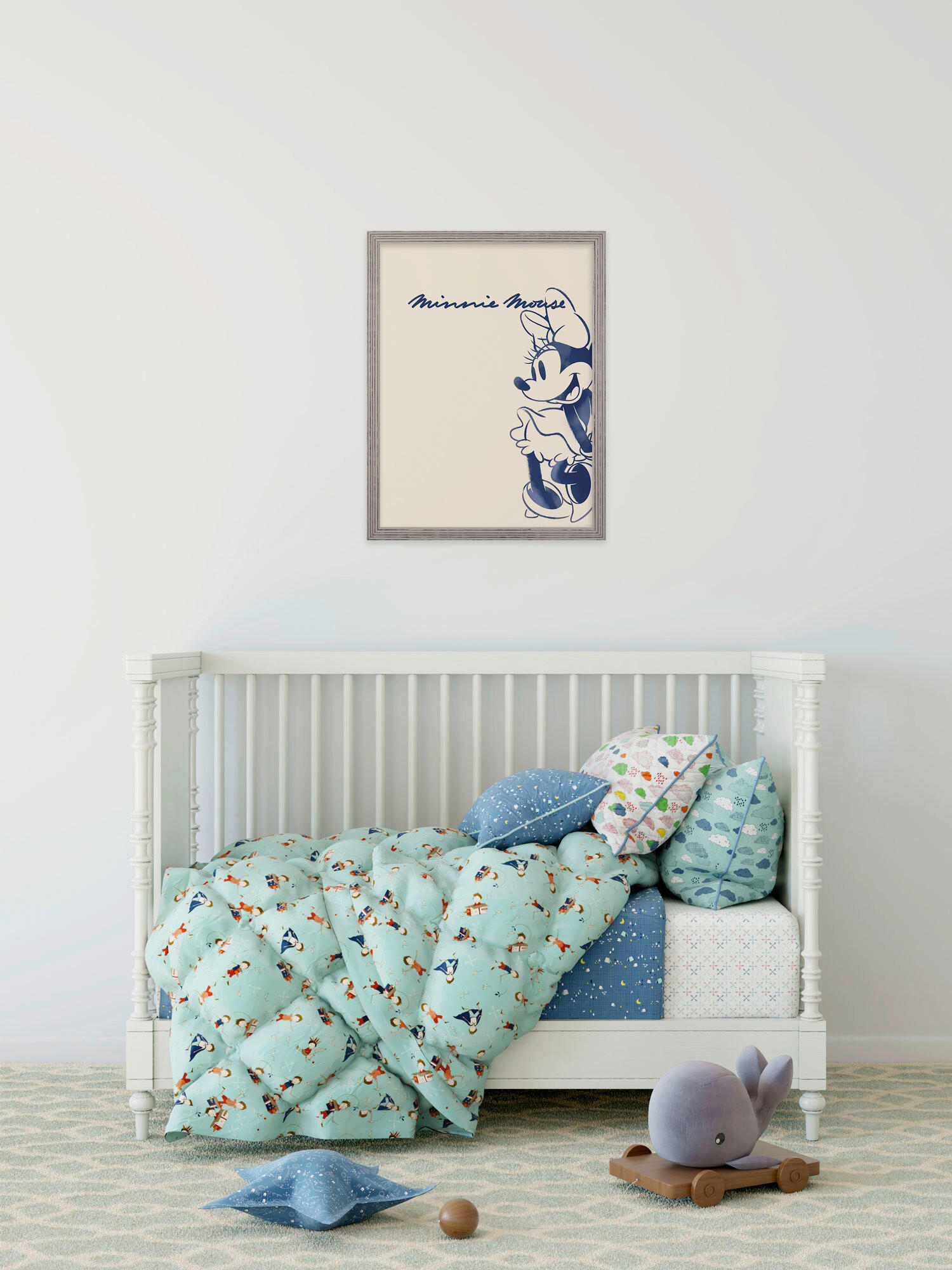 KINDERBILD - Blau/Grauweiß, Basics, Papier (30/40cm) - Disney