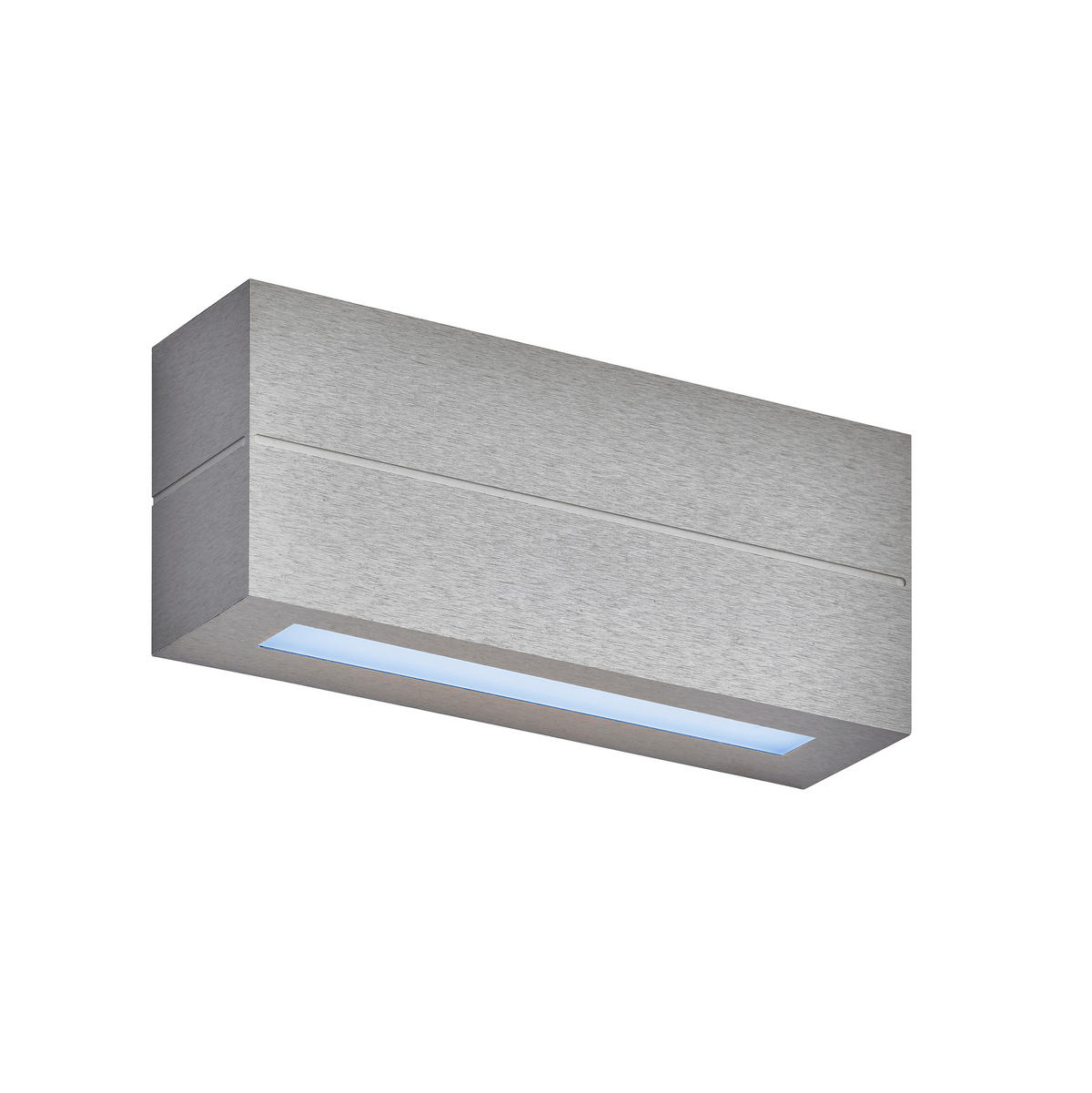 LED-WANDLEUCHTE Aera 25/10/6,5 cm  - Nickelfarben, Design, Metall (25/10/6,5cm) - Grossmann