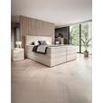 BOXSPRINGBETT 180/200 cm  in Beige  - Beige/Schwarz, Design, Kunststoff/Textil (180/200cm) - Esposa