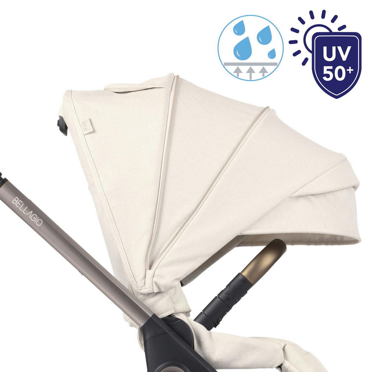 KINDERWAGEN  Bellagio  Amber Glow  - Beige, Basics, Textil/Metall (55/82/97-106cm) - Chicco