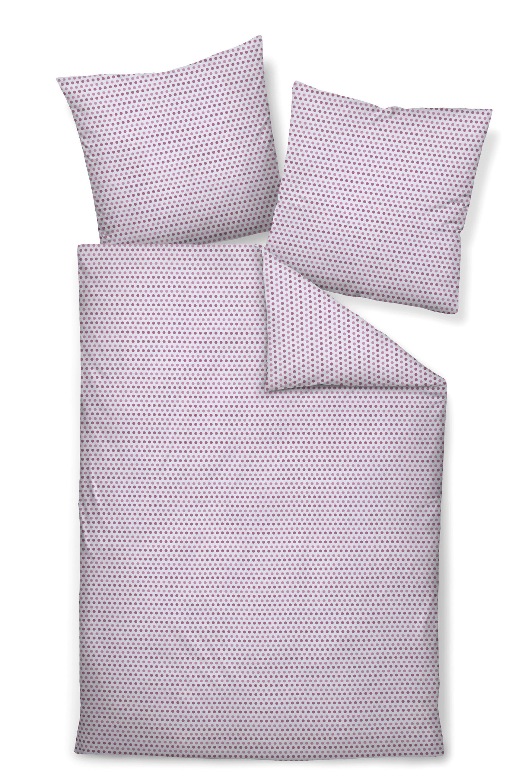 BETTWÄSCHE Flanell 155/220 cm  - Rosa, Design, Textil (155/220cm) - Janine