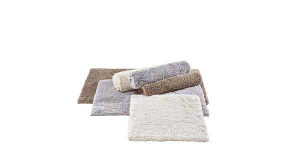 BADEMATTE 60/60 cm Weiß - Weiß, Basics, Kunststoff/Textil (60/60cm) - Ambiente