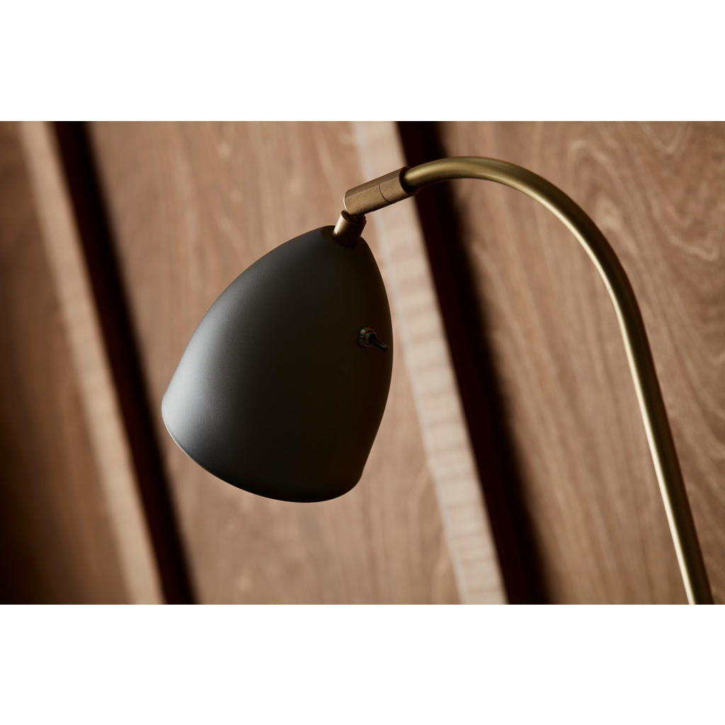 Thumbnail - Belid Stehleuchte Floor lamp Deluxe, Grau, Messing, Metall, 133.8 cm, CE, Lampen & Leuchten, Innenbeleuchtung, Stehlampe...