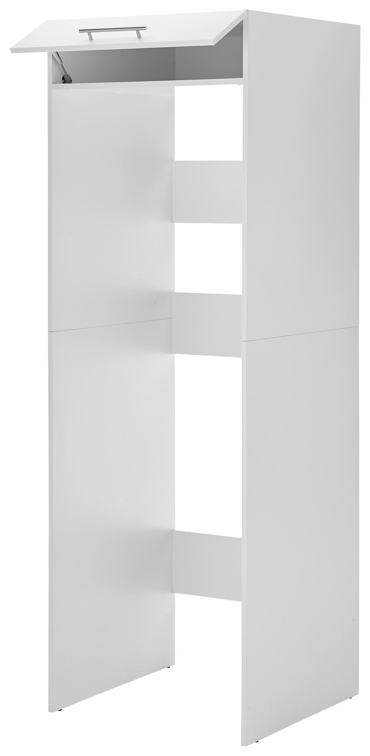 MIESTNOSŤ NA DOMÁCE PRÁCE - biela, Konventionell, kompozitné drevo (117/200/67,6cm) - Respekta