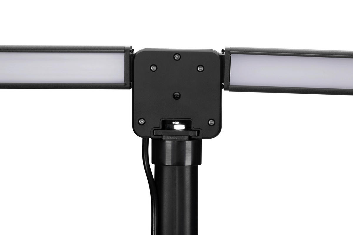 LED CSIPTETŐS LÁMPA - fekete, Basics, műanyag/fém (80/35/71,5cm) - Novel