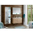 HÄNGESCHRANK 55/160/30 cm - Eichefarben, MODERN, Glas/Holzwerkstoff (55/160/30cm) - Xora HÄNGESCHRANK 55/160/30 cm - Eichefarben, MODERN, Glas/Holzwerkstoff (55/160/30cm) - Xora