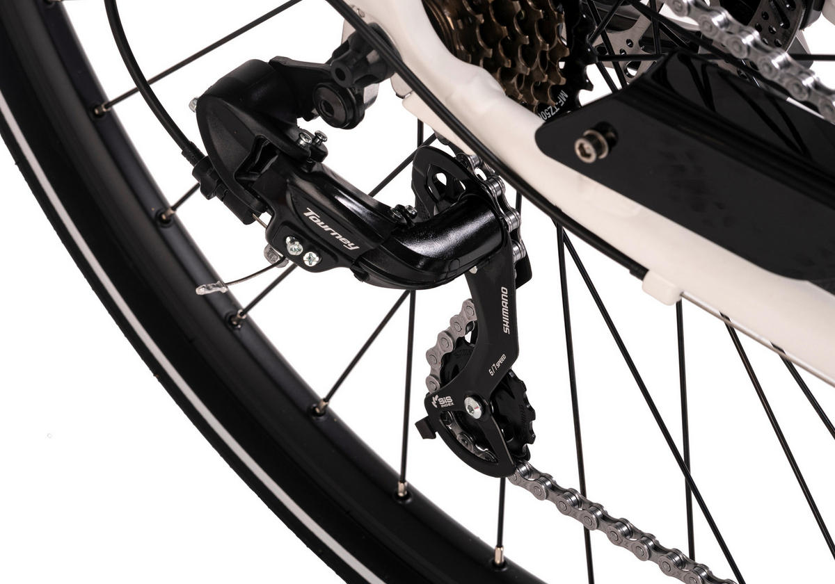 ELEKTROFAHRRAD 28 Zoll  - Weiß, Basics, Metall (180/70/100cm)