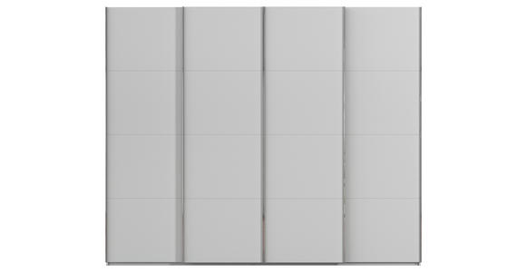 SCHWEBETÜRENSCHRANK 271/235/68 cm 4-türig Grau - Chromfarben/Grau, Design, Holzwerkstoff/Metall (271/235/68cm) - Novel