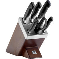 MESSERBLOCK ZW 4* SELBSTSCHÄRFENDER MB 7-teilig  - Eschefarben, Basics, Holz - Zwilling
