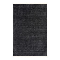 ORIENTTEPPICH  Wohnzimmer 70/140 cm Gabbeh Premium Charcoal Grau rechteckig  - Grau, KONVENTIONELL, Textil (70/140cm) - Cazaris