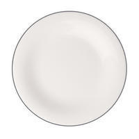 SPEISETELLER Grau, Weiß 27 cm Grey Lines  - Weiß/Grau, KONVENTIONELL, Keramik (27cm) - Villeroy & Boch