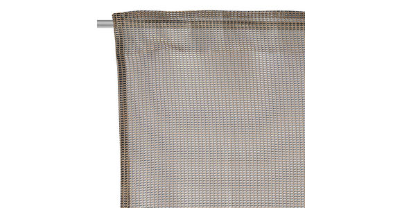 FERTIGVORHANG  transparent  140/245 cm   - Goldfarben/Petrol, Design, Textil (140/245cm) - Dieter Knoll