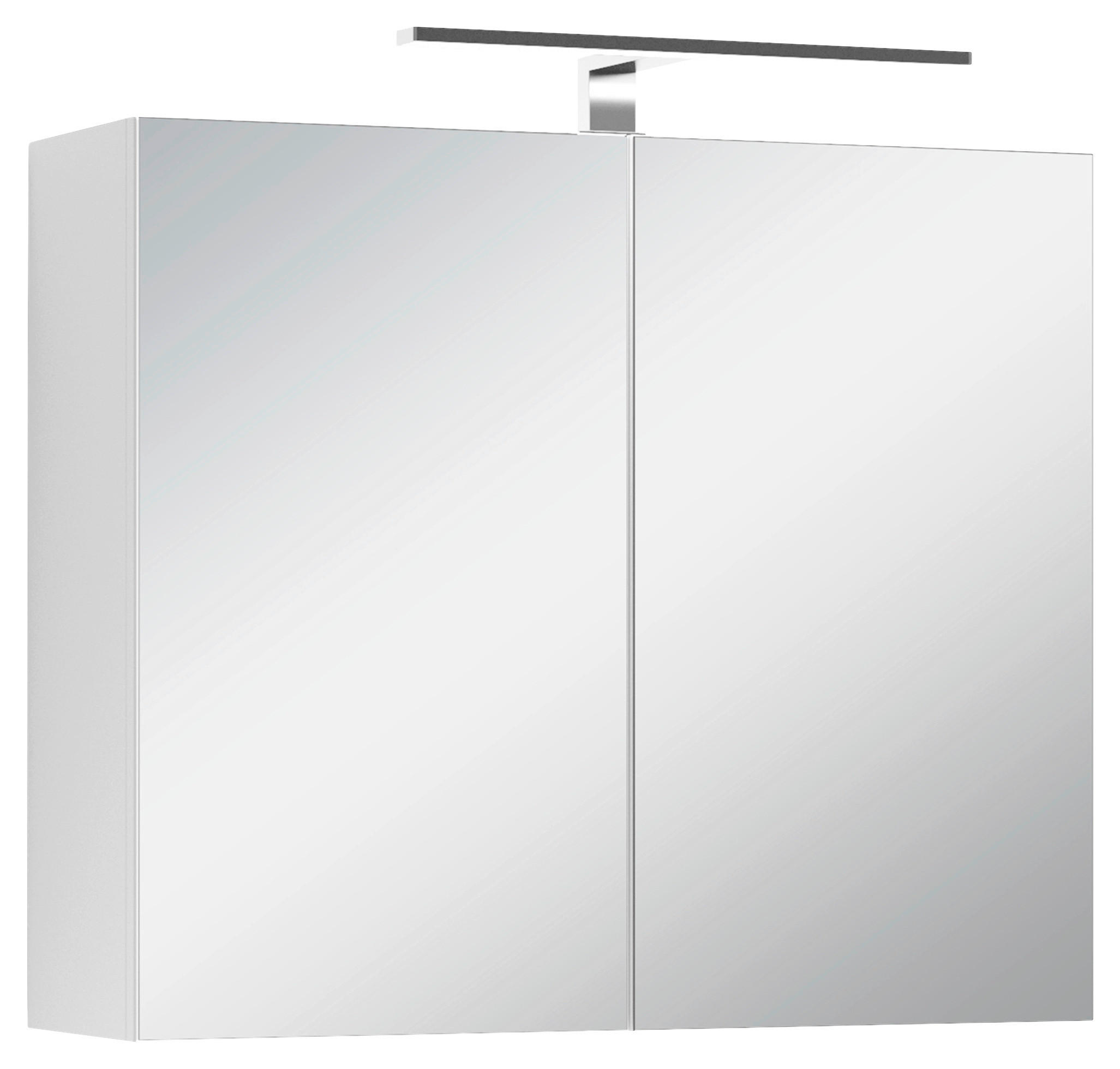 SPIEGELSCHRANK 70/60/20 cm  - Weiß, MODERN, Glas/Holzwerkstoff (70/60/20cm) - MID.YOU