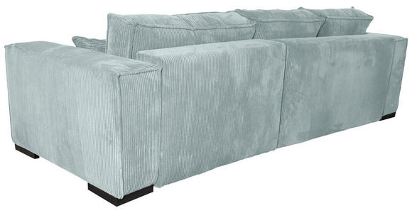 ECKSOFA Grau Cord  - Braun/Grau, KONVENTIONELL, Holz/Textil (230/190cm) - Carryhome