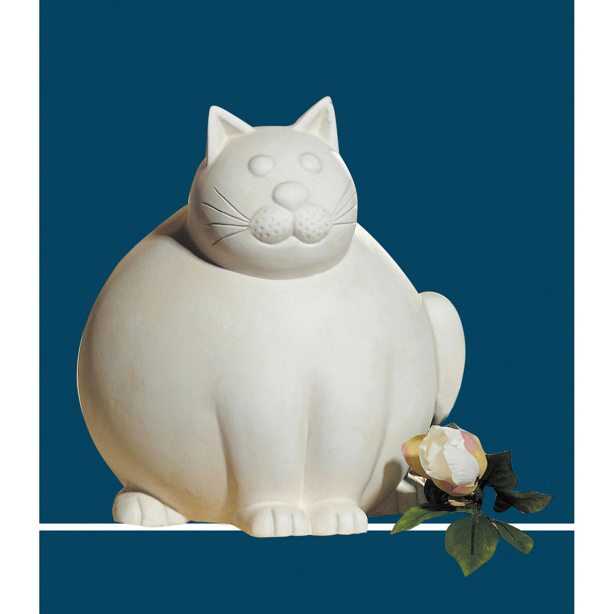 DEKOKATZE - Creme, Basics, Keramik (27/30/26cm)