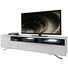 TV-ELEMENT TV-ELEMENT "STUDIO 5" Grau, Weiß - Chromfarben/Weiß, Design, Metall (215/57/52cm) - Hom`in