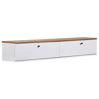 TV-ELEMENT 160/25/25 cm  - Weiß/Kieferfarben, MODERN, Holzwerkstoff (160/25/25cm) - MID.YOU