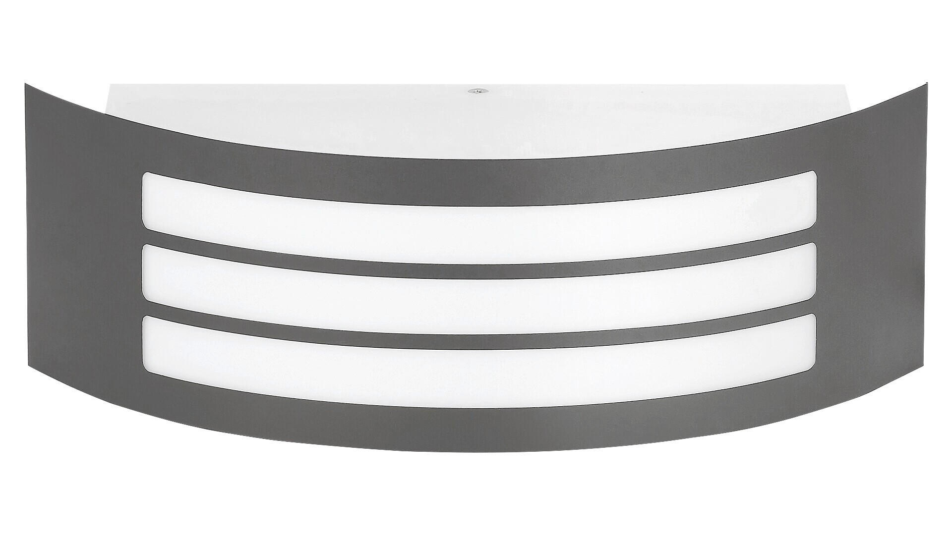 ZIDNA SVJETILJKA VANJSKA Roma  - antracit, Basics, metal/plastika (32/10cm)