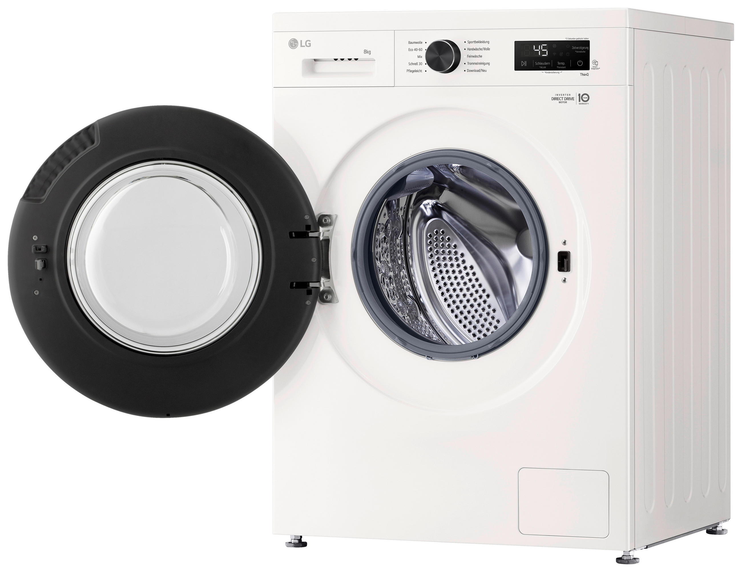 WASCHMASCHINE F4WB3085   - Weiß, Basics, Glas/Kunststoff (60/85/55cm) - LG