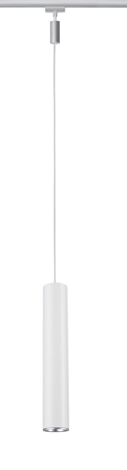 SCHIENENSYSTEM-HÄNGELEUCHTE - Chromfarben, Design, Metall (6,5/38,3cm) - Paulmann
