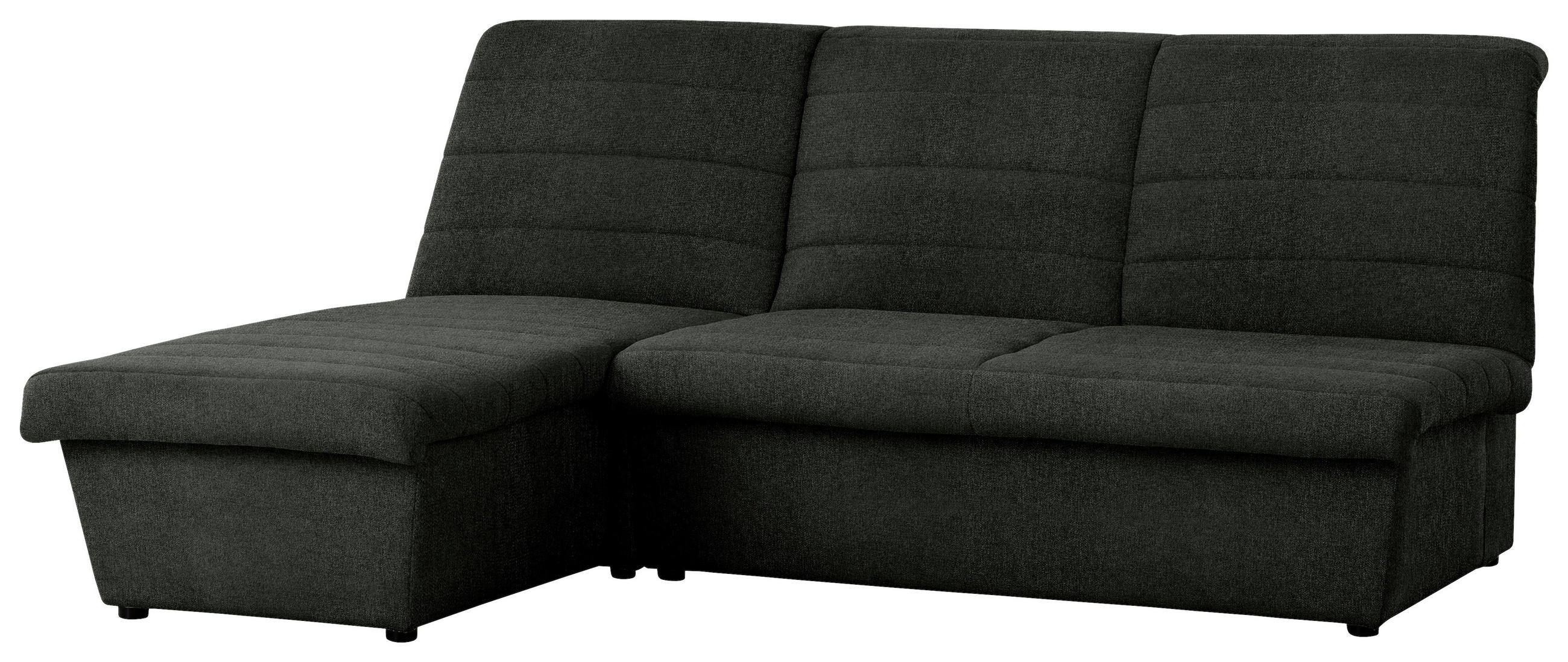 ECKSOFA Grün Webstoff  - Schwarz/Grün, Design, Kunststoff/Textil (214/92/168cm) - LOOKS by W.Joop