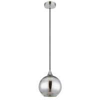 HÄNGLAMPA LOURDES 25/131 cm  - vit/kromfärg, Basics, metall/glas (25/131cm) - Globo