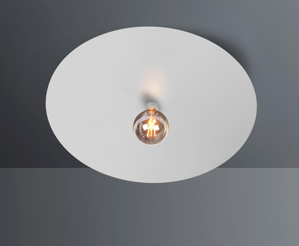 DECKENLEUCHTE Chio 54/6,5 cm   - Weiß, Basics, Metall (54/6,5cm) - BOPP