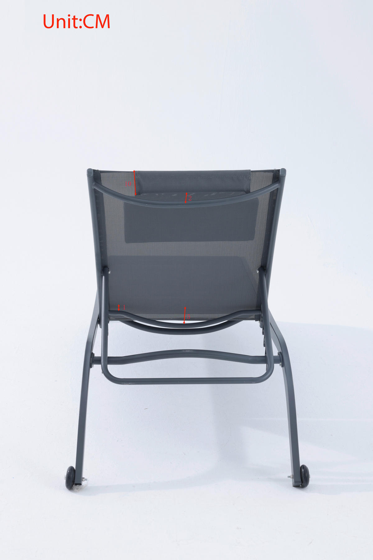 GARTENLIEGE 198/87/62 cm  - Gelb, Design, Textil/Metall (198/87/62cm) - Ambia Garden