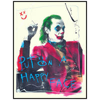 KUNSTDRUCK 60/80 cm  - Multicolor/Schwarz, Design, Holzwerkstoff (60/80cm) - Monee