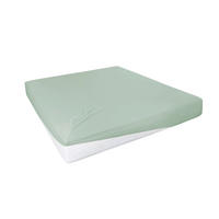 SPANNLEINTUCH 100/200 cm Jersey  - Grün, Basics, Textil (100/200cm)