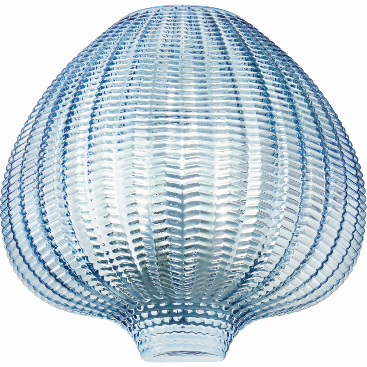 WANDLEUCHTE Olbia 26/25/15 cm  - Blau, Design, Glas/Metall (26/25/15cm) - Fabas Luce