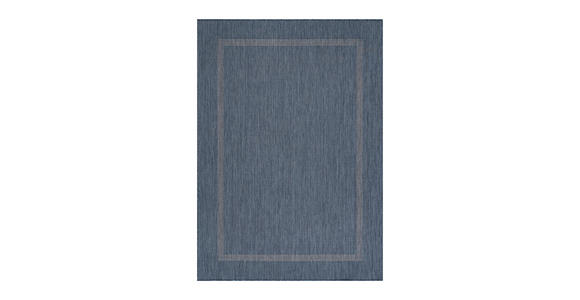 FLACHWEBETEPPICH 60/100 cm Relax  - Blau, Basics, Textil (60/100cm) - Novel