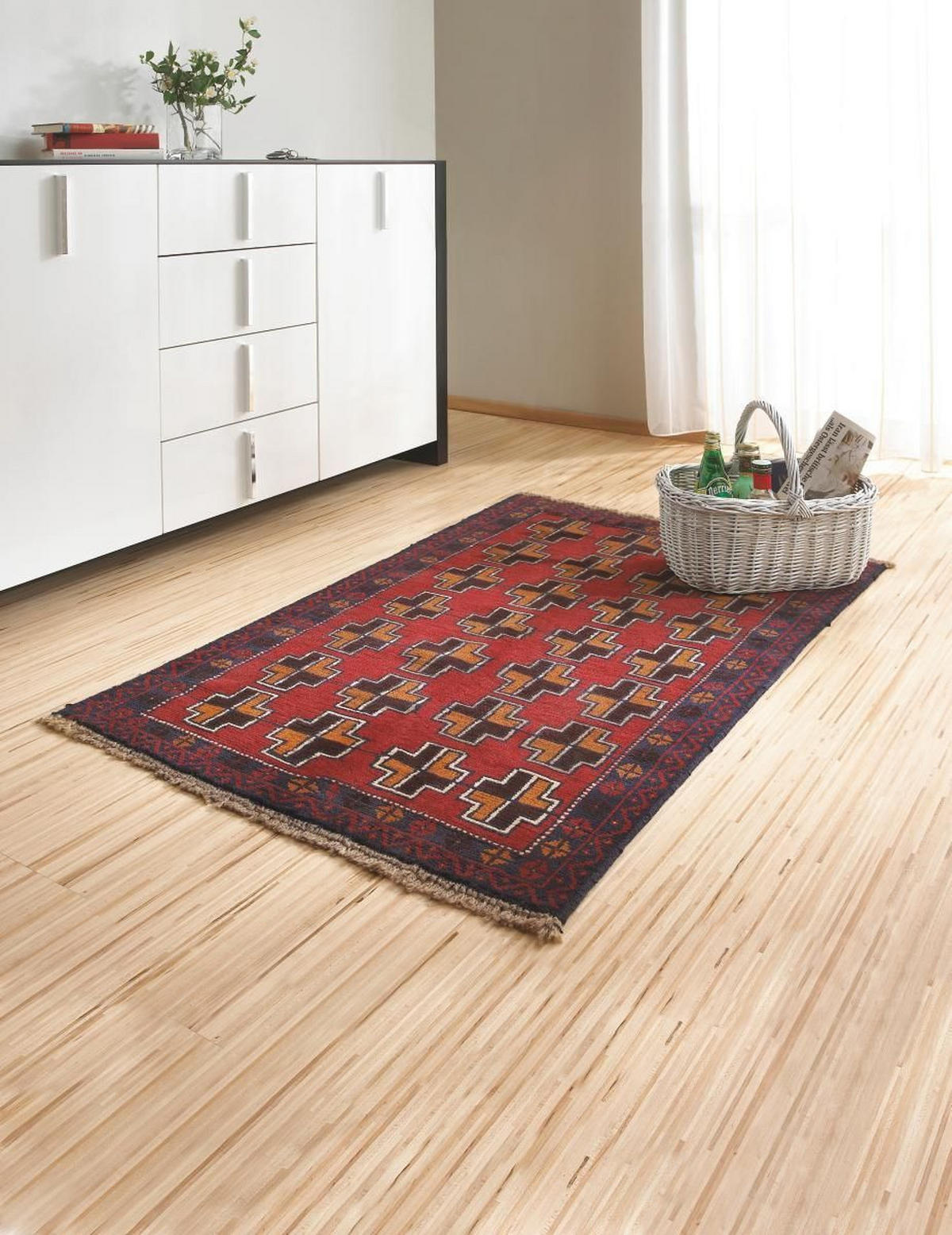 ORIENTTEPPICH 100/200 cm Rot  - Rot, LIFESTYLE (100/200cm) - Cazaris