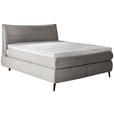 BOXSPRINGBETT 180/200 cm  in Grau  - Schwarz/Grau, Trend, Holz/Textil (180/200cm) - Esposa