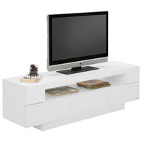 TV-SZEKRÉNY 150/45/40 cm  - fehér, Design, faalapú anyag (150/45/40cm) - Xora