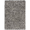 HANDWEBTEPPICH 120/170 cm UDON WOOL Schwarz, Weiß  - Schwarz/Weiß, KONVENTIONELL, Textil (120/170cm)