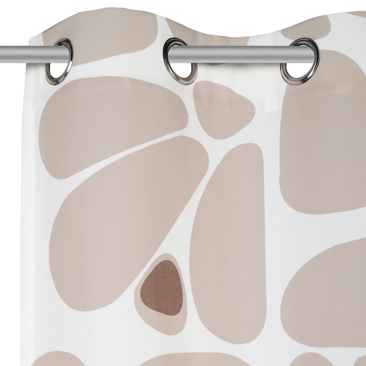 ÖSENSCHAL MIKKA blickdicht 140/245 cm   - Taupe, Design, Textil (140/245cm) - Esposa
