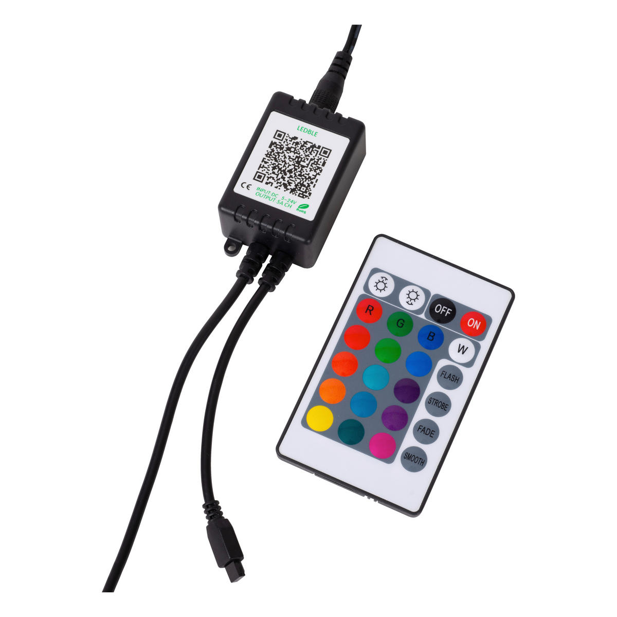 LED-TISCHLEUCHTE FLAMINGO 15/18.1/49.5 cm   - Multicolor/Schwarz, LIFESTYLE, Metall (15/18.1/49.5cm) - Lucide