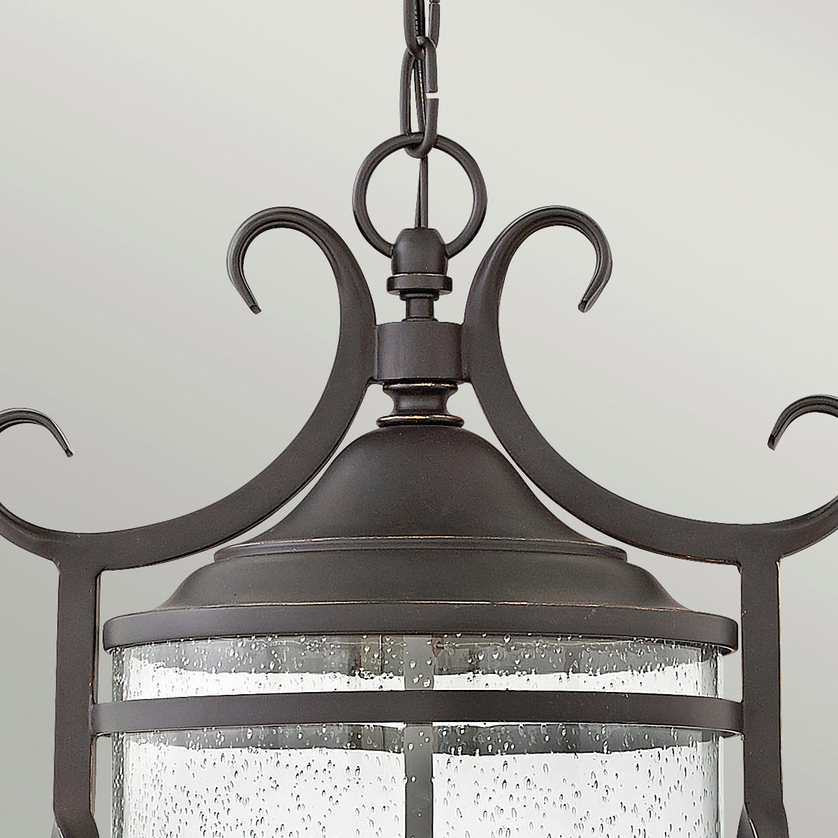 AUSSENHÄNGELEUCHTE - Schwarz, Basics, Glas/Metall (30.1/66.2cm) - Elstead Lighting