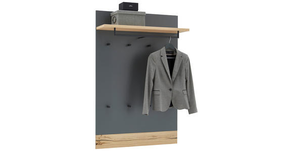 GARDEROBE 6-teilig  in 290/200/32 cm  - Eichefarben/Grau, Design, Holz/Holzwerkstoff (290/200/32cm) - Dieter Knoll