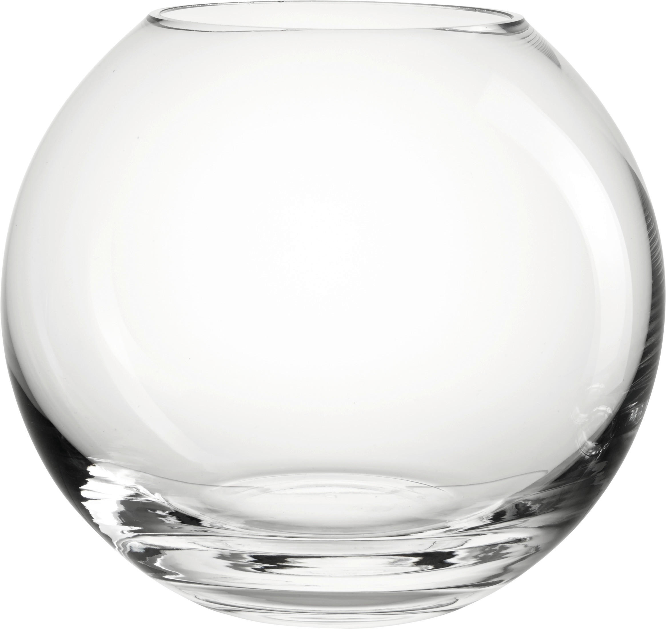VASE Boccia 17,5 cm  - Klar, Basics, Glas (17,5cm) - Leonardo