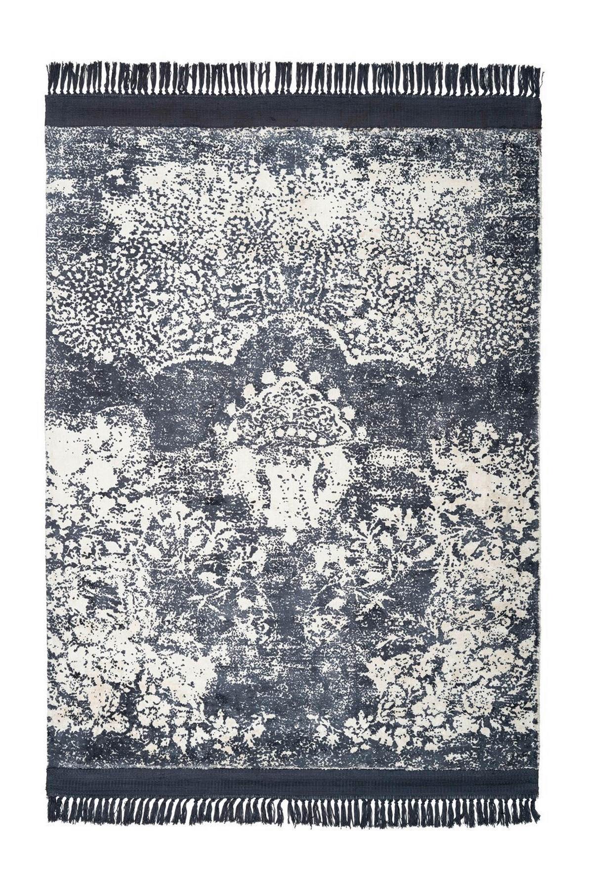 FLACHWEBETEPPICH 200/290 cm Dolce Vita 125 Grau, Weiß  - Weiß/Grau, Design, Textil (200/290cm) - Novel
