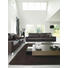 SOFA in Leder Dunkelbraun - Chromfarben/Dunkelbraun, Design, Leder/Metall (219/87/88cm) - Rolf Benz SOFA in Leder Dunkelbraun - Chromfarben/Dunkelbraun, Design, Leder/Metall (219/87/88cm) - Rolf Benz