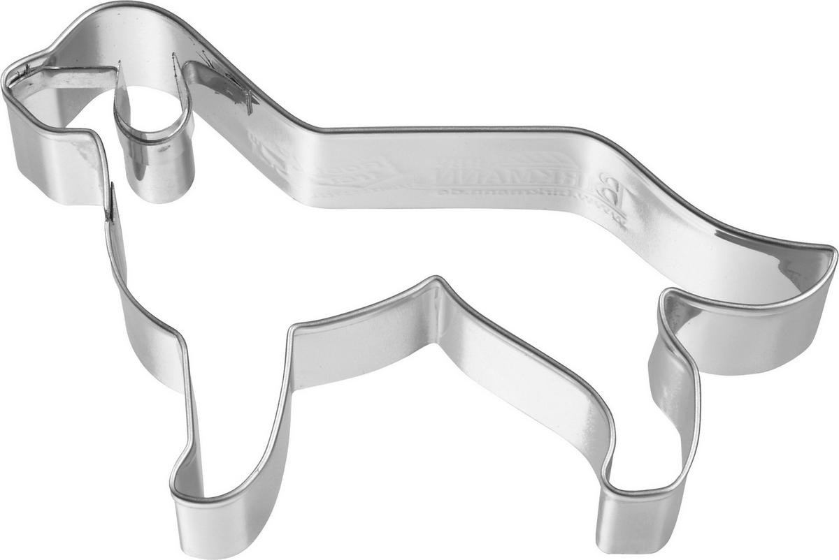 KEKSAUSSTECHFORM - Edelstahlfarben, Basics, Metall (9/6/2,5cm) - Birkmann