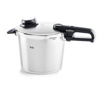 SCHNELLKOCHTOPF VITAVIT® PREMIUM satiniert 6.0 L  - Silberfarben, Basics, Metall (22cm) - Fissler