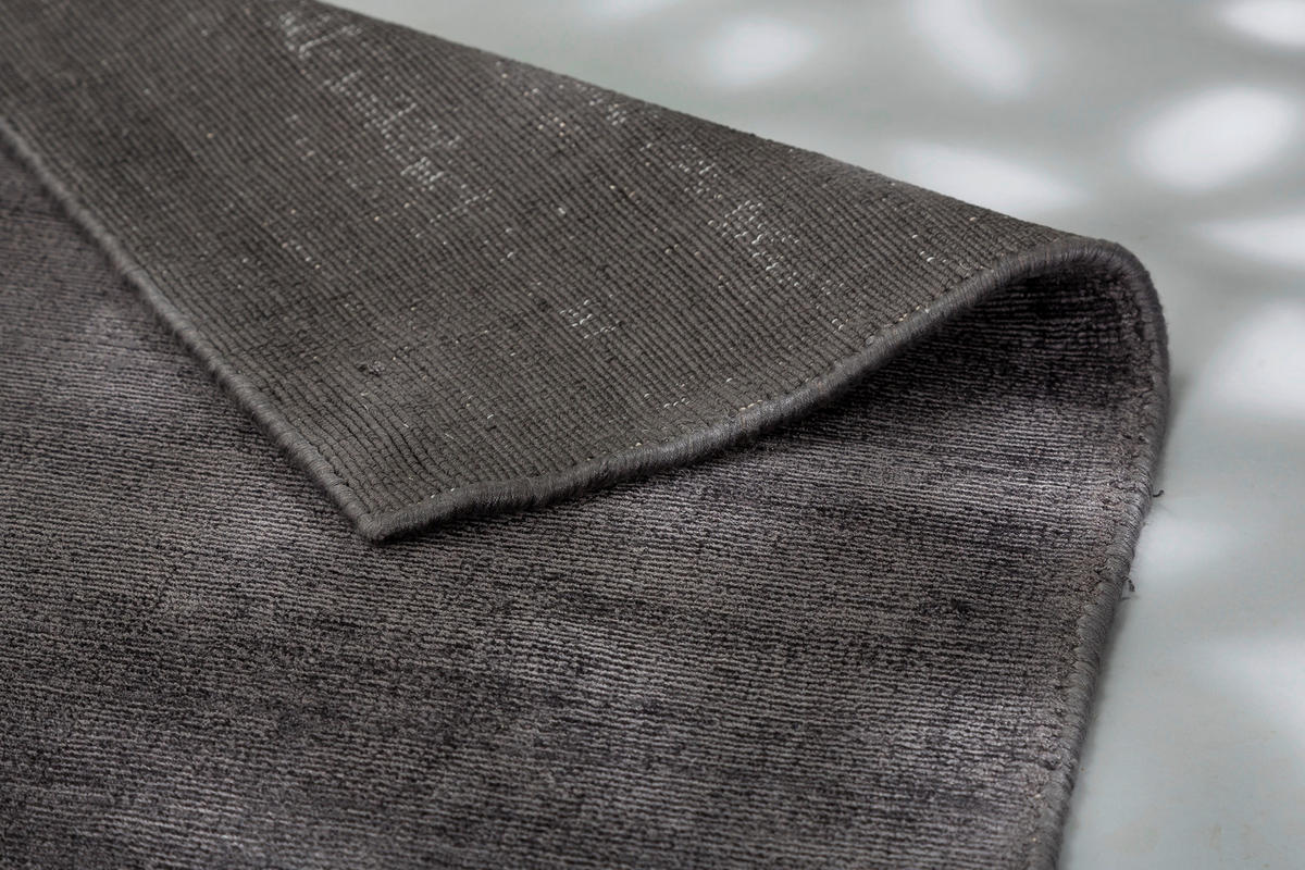 WEBTEPPICH 140/200 cm Alessa Anthrazit  - Anthrazit, Basics, Textil (140/200cm) - Schöner Wohnen