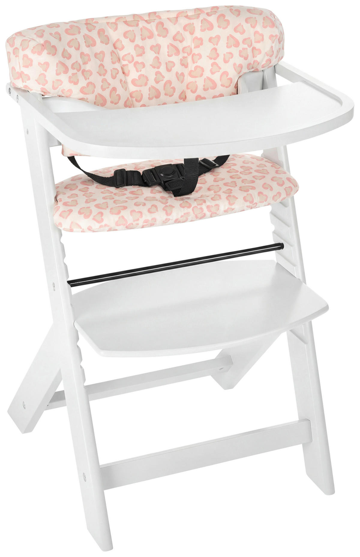 HOCHSTUHLEINLAGE LUNCH  - Pink, Trend, Textil (25/50cm) - My Baby Lou